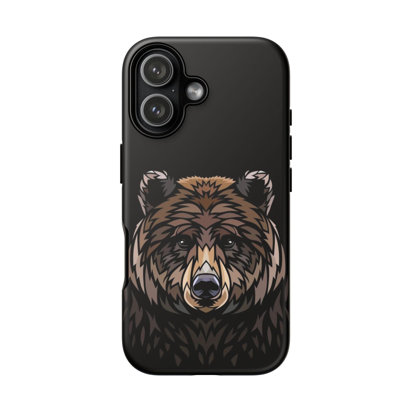 Bear Head Phone Case — Rugged Wildlife iPhone Cover