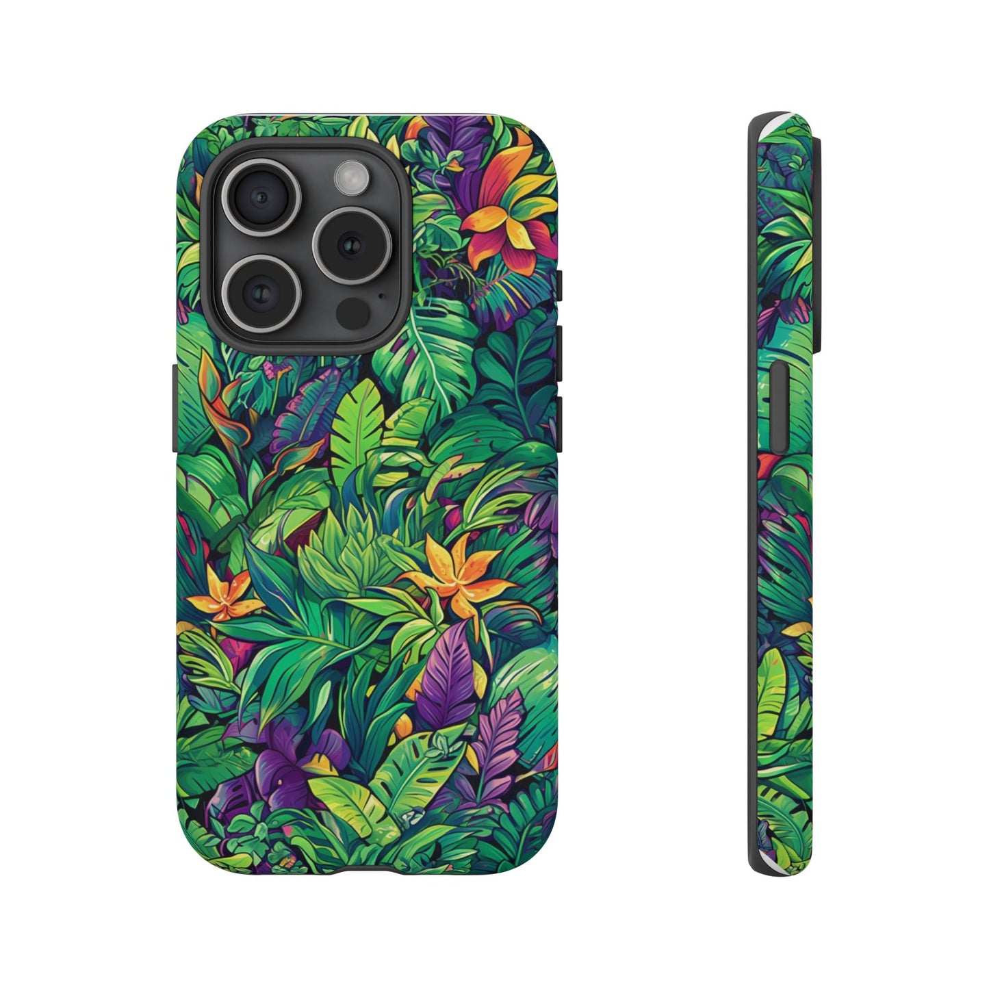 Tropical Jungle Phone Case — Vibrant Botanical Protective Cover