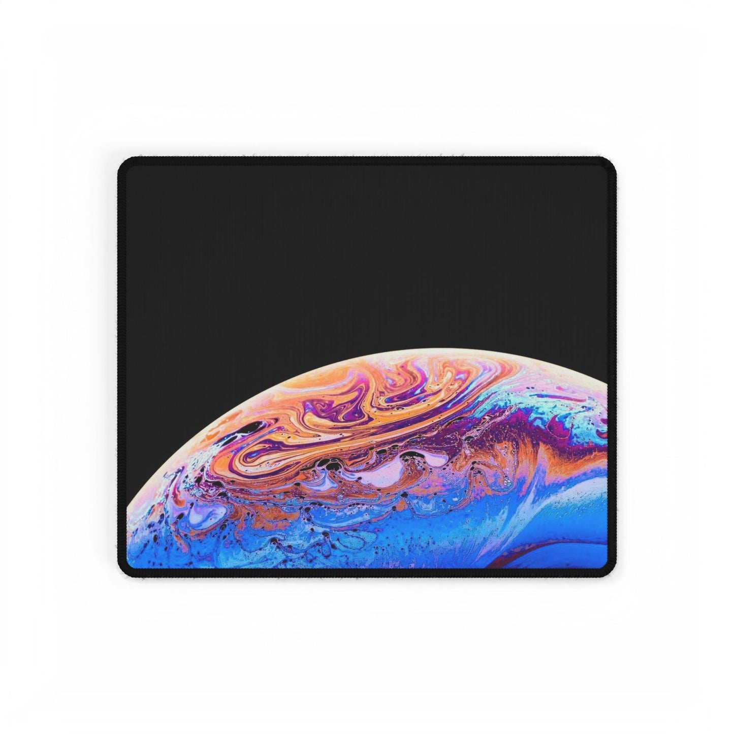 Galaxy Swirl Desk Mat — Large Colorful Cosmic Mouse Pad