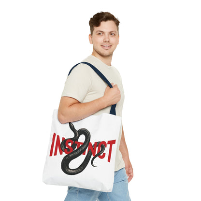 Tote Bag — "Instinct" Snake Graphic Tote (AOP)