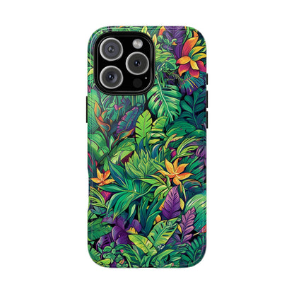 Tropical Jungle Phone Case — Vibrant Botanical Protective Cover