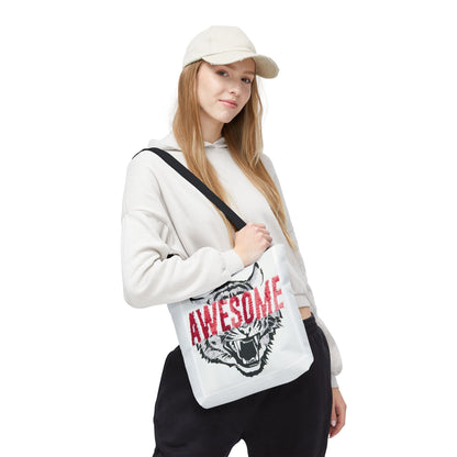 Awesome Tiger Tote Bag — Bold Graphic Animal Print Canvas Tote