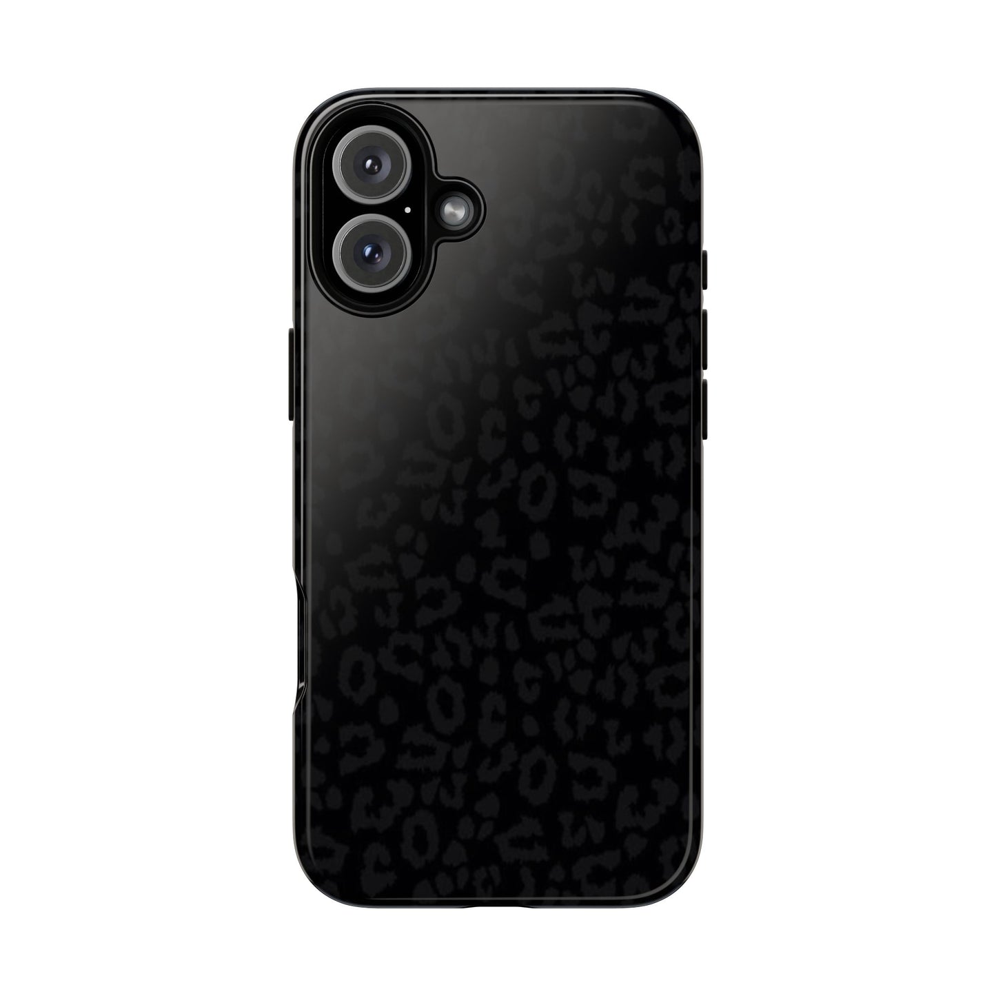 Black Leopard Tough Phone Case — Slim Protective iPhone Cover