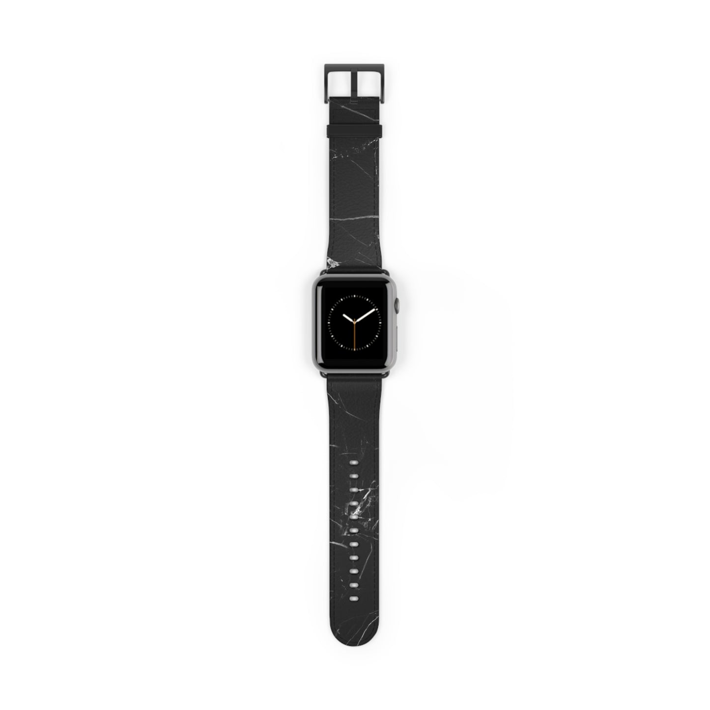 Black Marble Watch Band – Sleek Marble Pattern Replacement Strap for Apple Watch