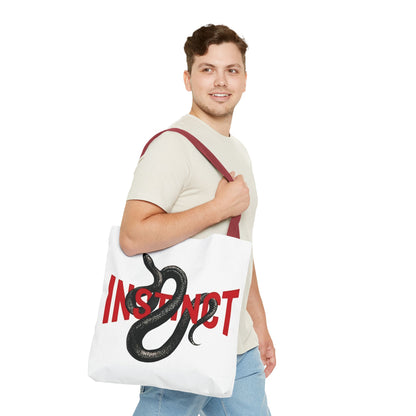 Tote Bag — "Instinct" Snake Graphic Tote (AOP)