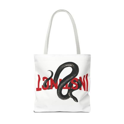 Tote Bag — "Instinct" Snake Graphic Tote (AOP)