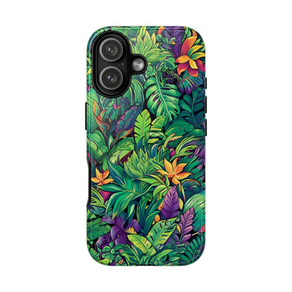 Tropical Jungle Phone Case — Vibrant Botanical Protective Cover