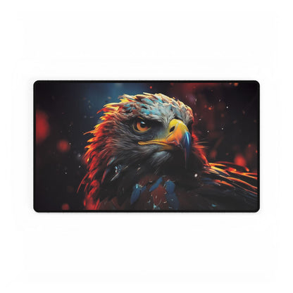 Eagle Head Gaming Desk Mat — Majestic Eagle Mouse Pad for PC & Office