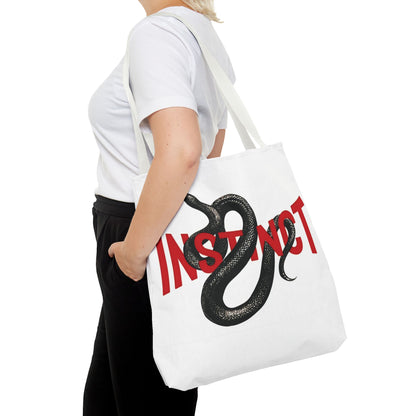 Tote Bag — "Instinct" Snake Graphic Tote (AOP)