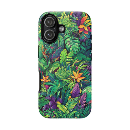 Tropical Jungle Phone Case — Vibrant Botanical Protective Cover