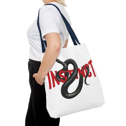 Tote Bag — "Instinct" Snake Graphic Tote (AOP)
