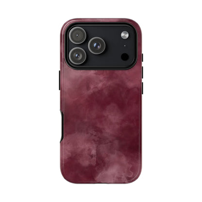 Burgundy Marble Protective Phone Case — Tough Cases