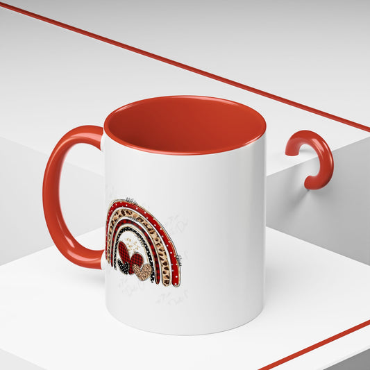 Accent Coffee Mug — Black Interior/Handle Ceramic Coffee Cup