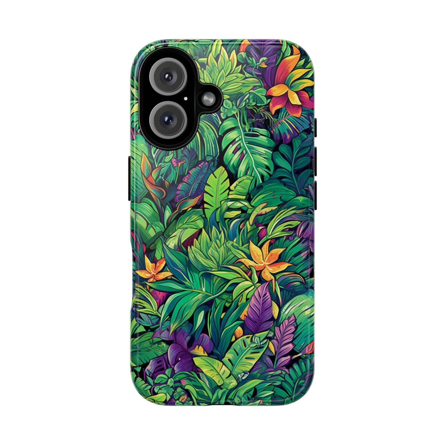 Tropical Jungle Phone Case — Vibrant Botanical Protective Cover