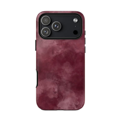 Burgundy Marble Protective Phone Case — Tough Cases