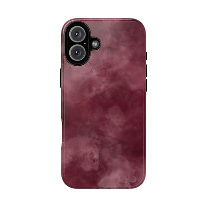 Burgundy Marble Protective Phone Case — Tough Cases