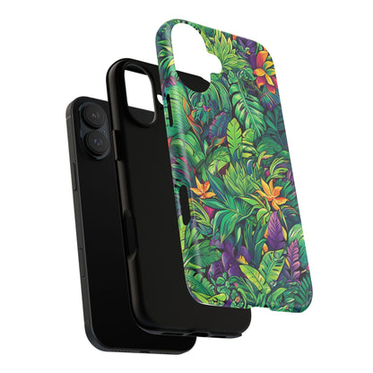 Tropical Jungle Phone Case — Vibrant Botanical Protective Cover