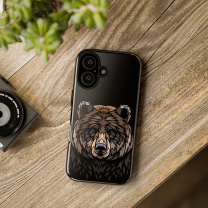 Bear Head Phone Case — Rugged Wildlife iPhone Cover