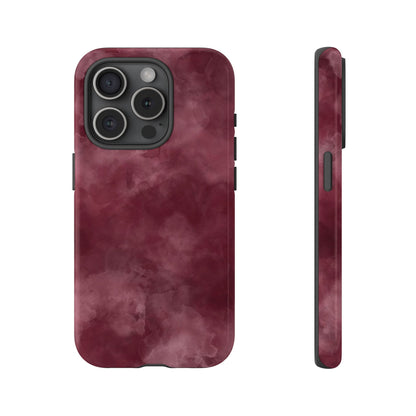 Burgundy Marble Protective Phone Case — Tough Cases
