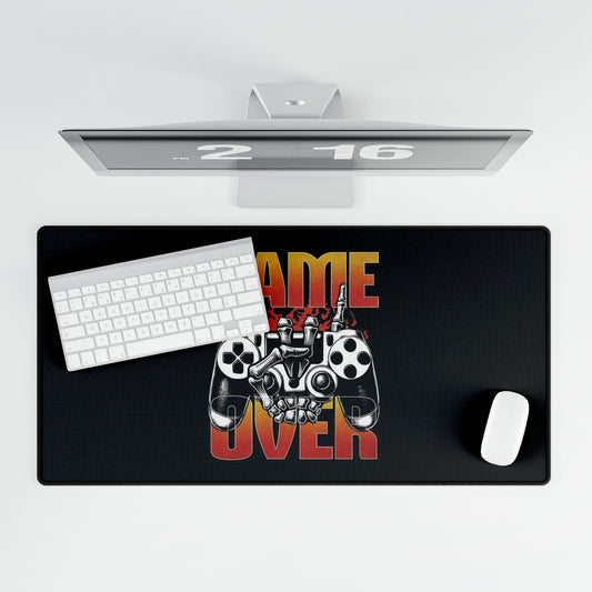 Game Over Desk Mat – Gamer Controller Mouse Pad