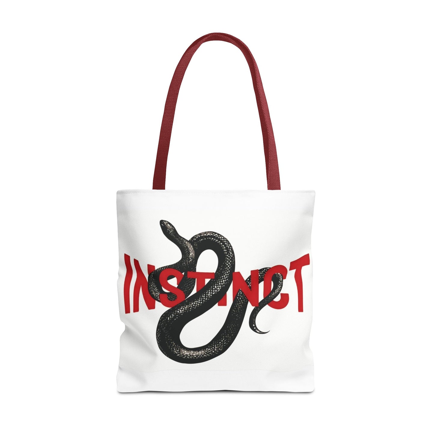 Tote Bag — "Instinct" Snake Graphic Tote (AOP)