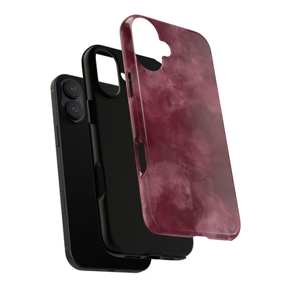 Burgundy Marble Protective Phone Case — Tough Cases