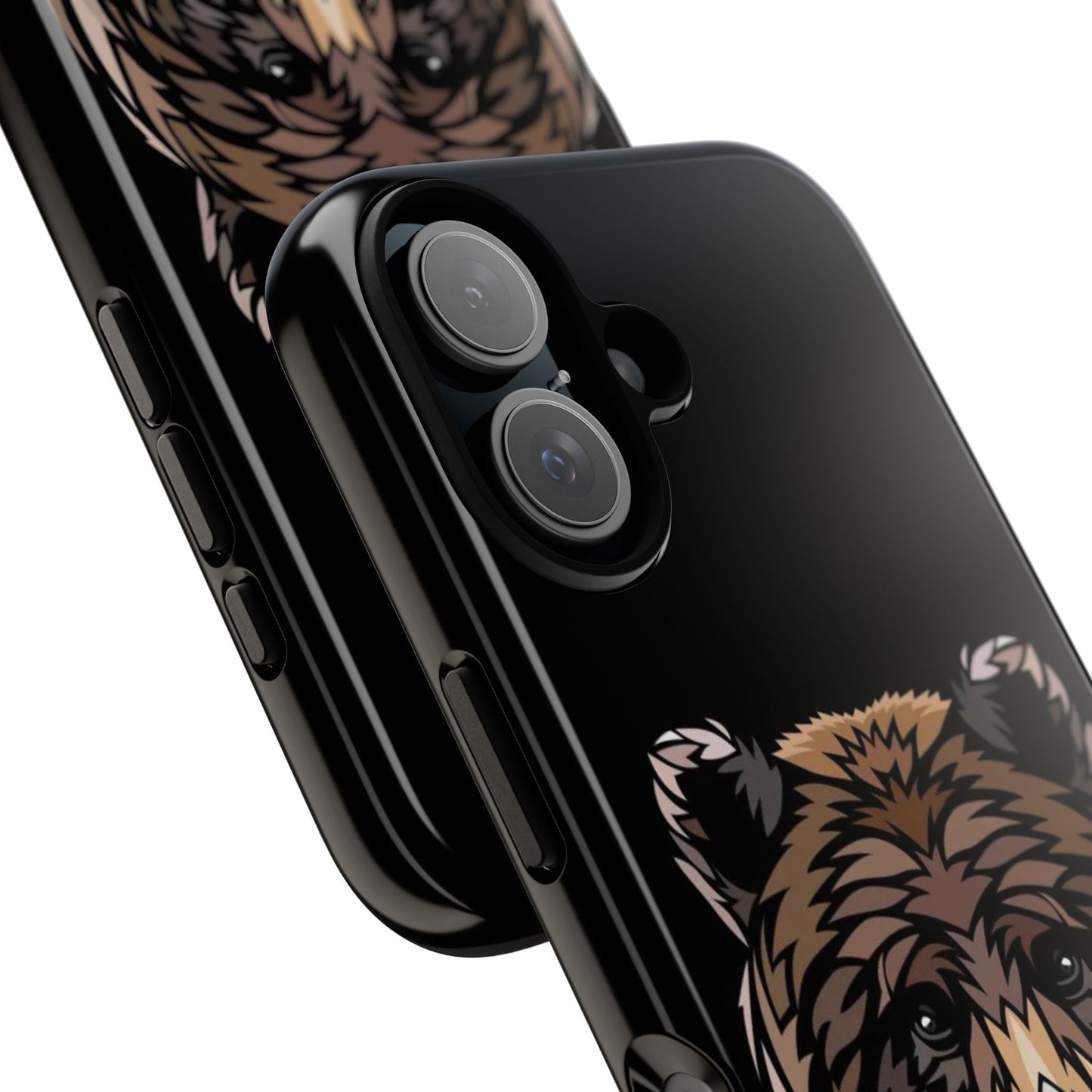 Bear Head Phone Case — Rugged Wildlife iPhone Cover