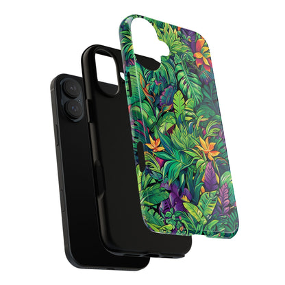 Tropical Jungle Phone Case — Vibrant Botanical Protective Cover