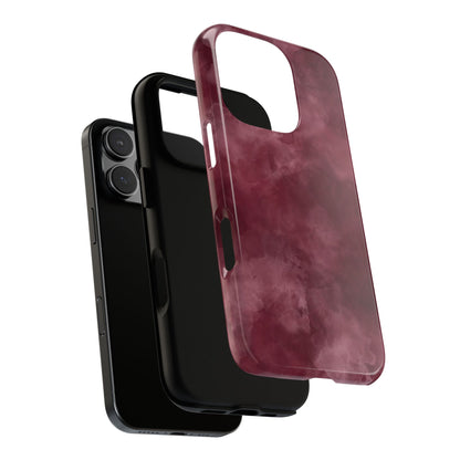 Burgundy Marble Protective Phone Case — Tough Cases