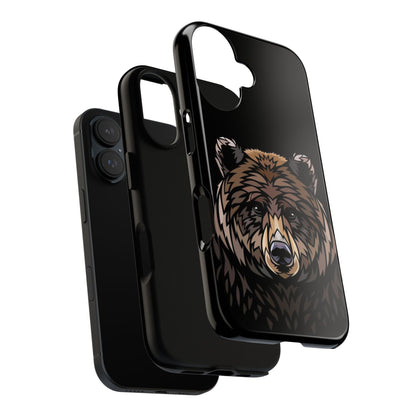 Bear Head Phone Case — Rugged Wildlife iPhone Cover