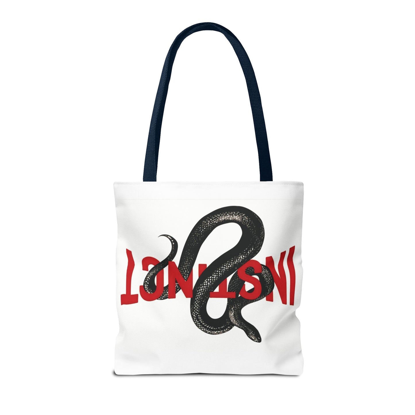 Tote Bag — "Instinct" Snake Graphic Tote (AOP)