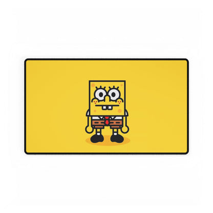 Sponge Character Desk Mat - Yellow Cartoon Gaming Mouse Pad