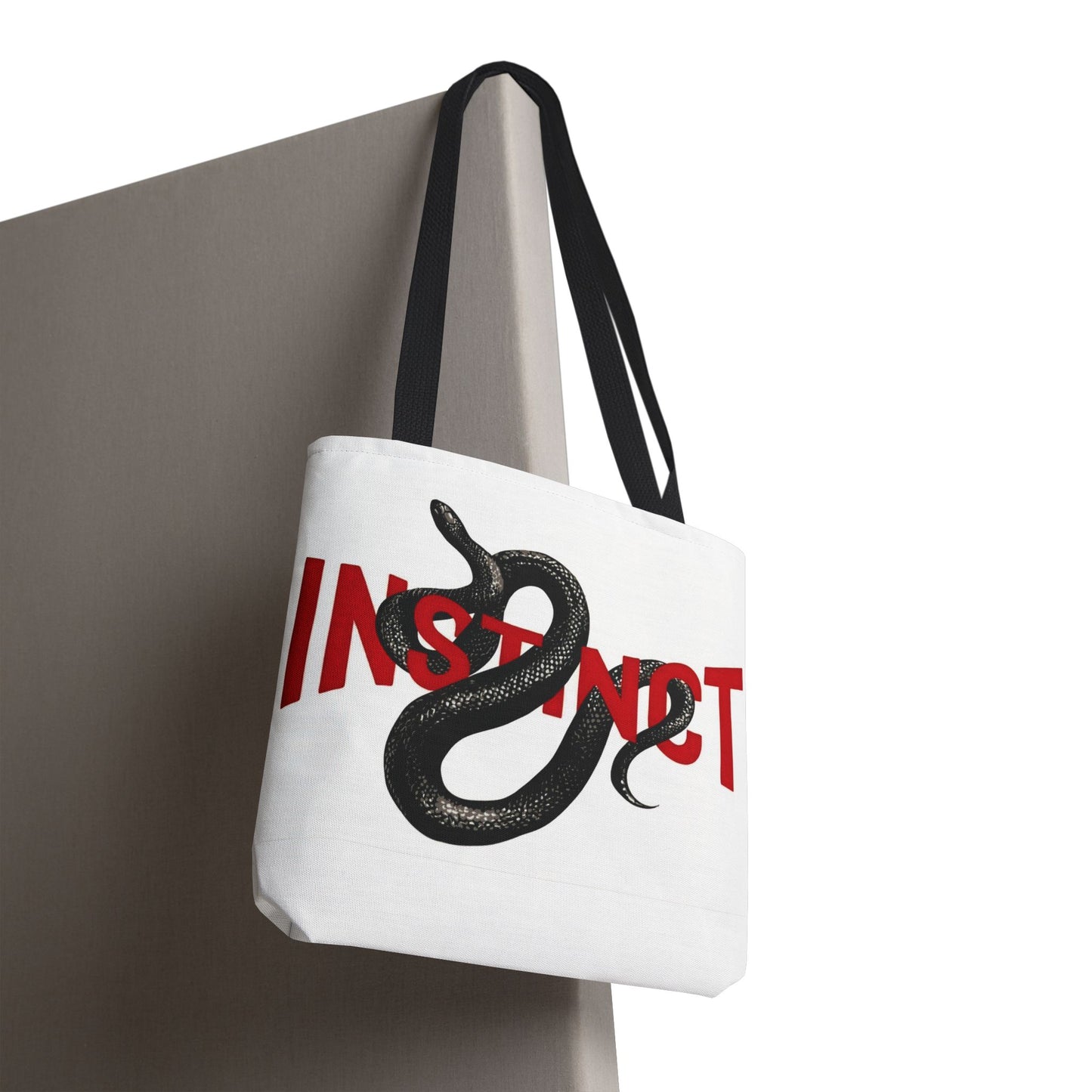 Tote Bag — "Instinct" Snake Graphic Tote (AOP)