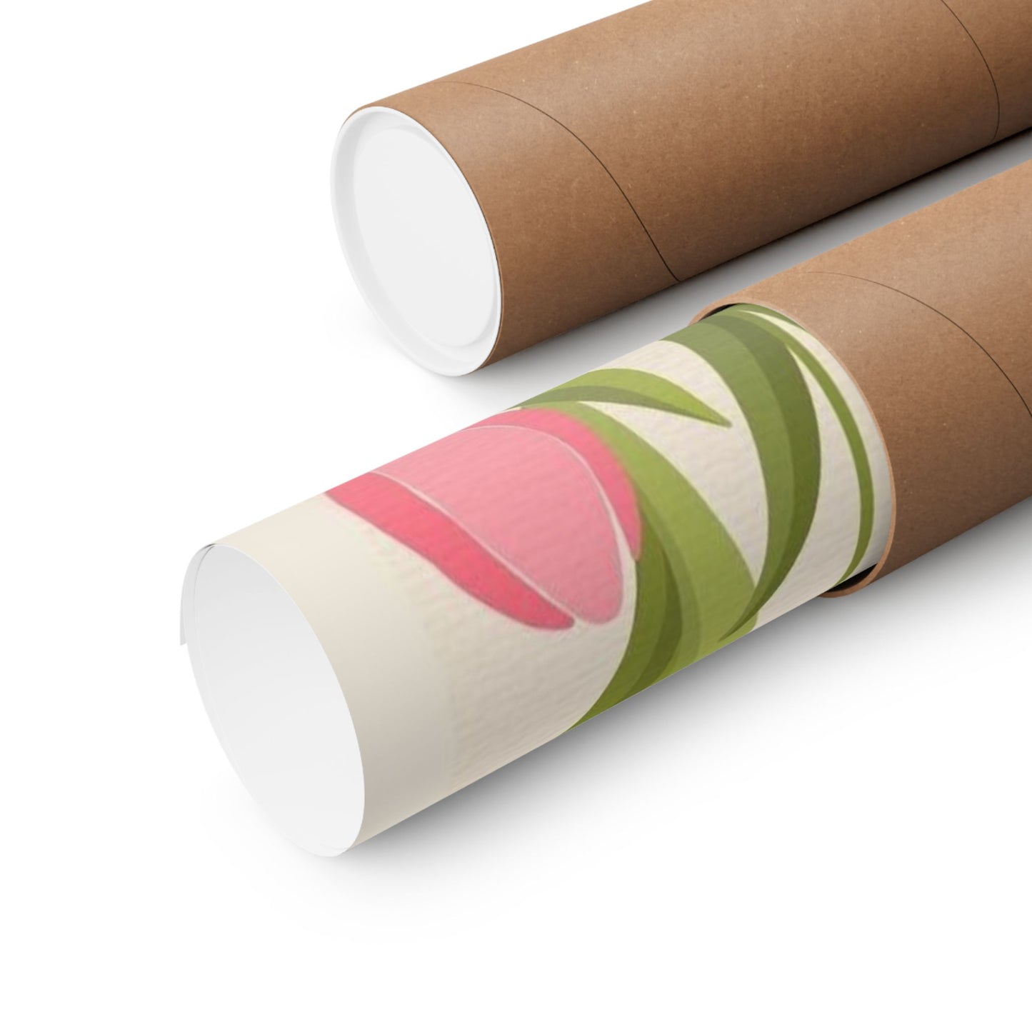 Netherlands Flower Market Poster – Pink Tulip Matte Vertical Art Print