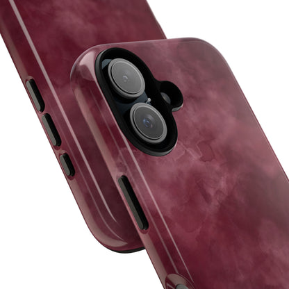 Burgundy Marble Protective Phone Case — Tough Cases