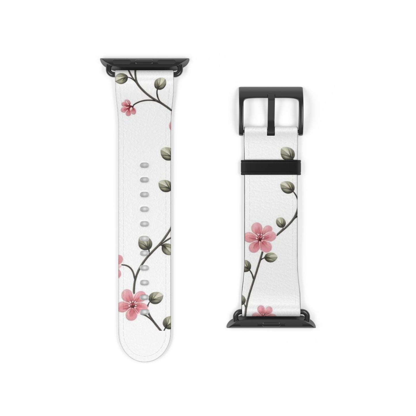 Floral Cherry Blossom Watch Band — Pink Blossom Apple Watch Strap
