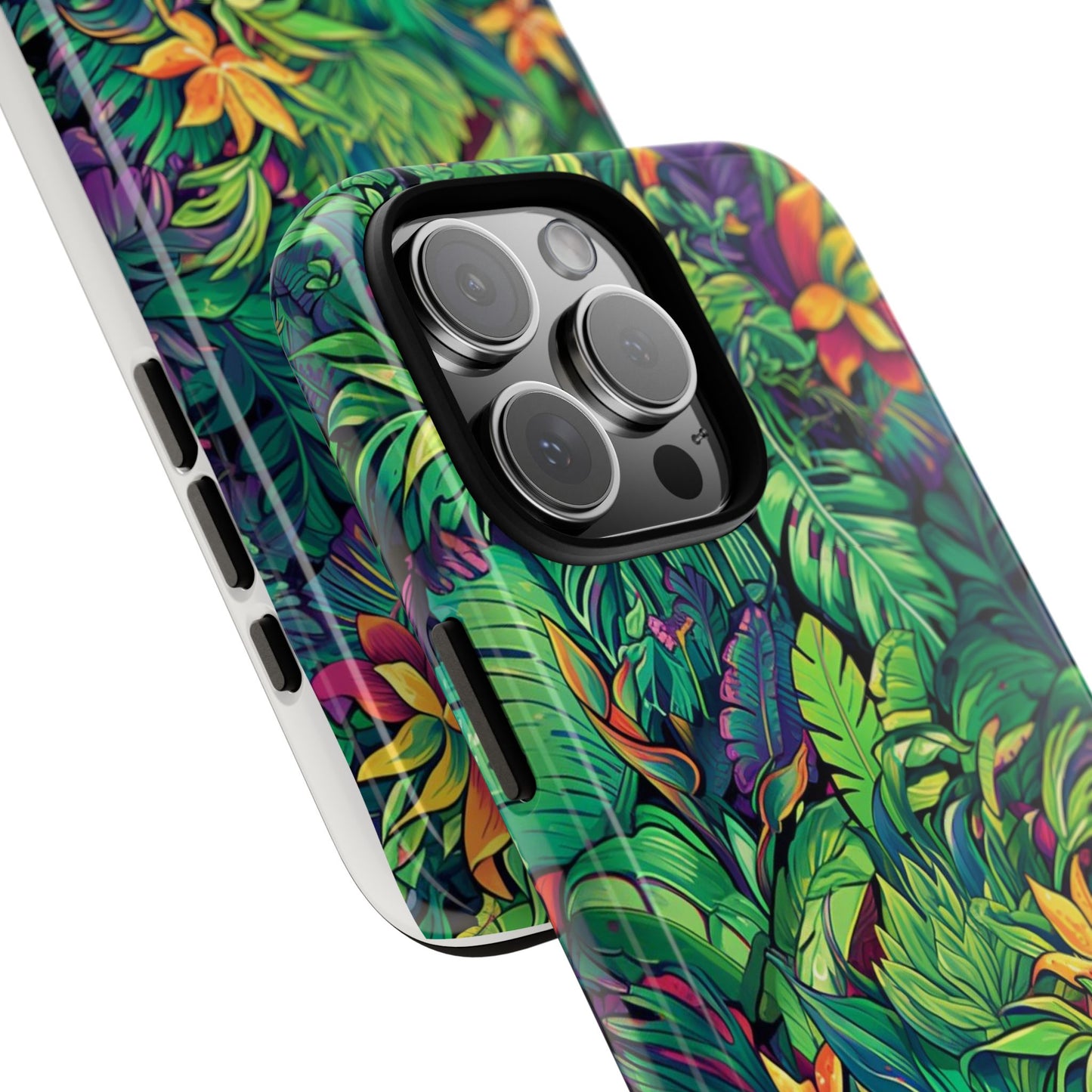 Tropical Jungle Phone Case — Vibrant Botanical Protective Cover