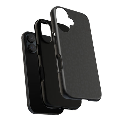 Black Leopard Tough Phone Case — Slim Protective iPhone Cover