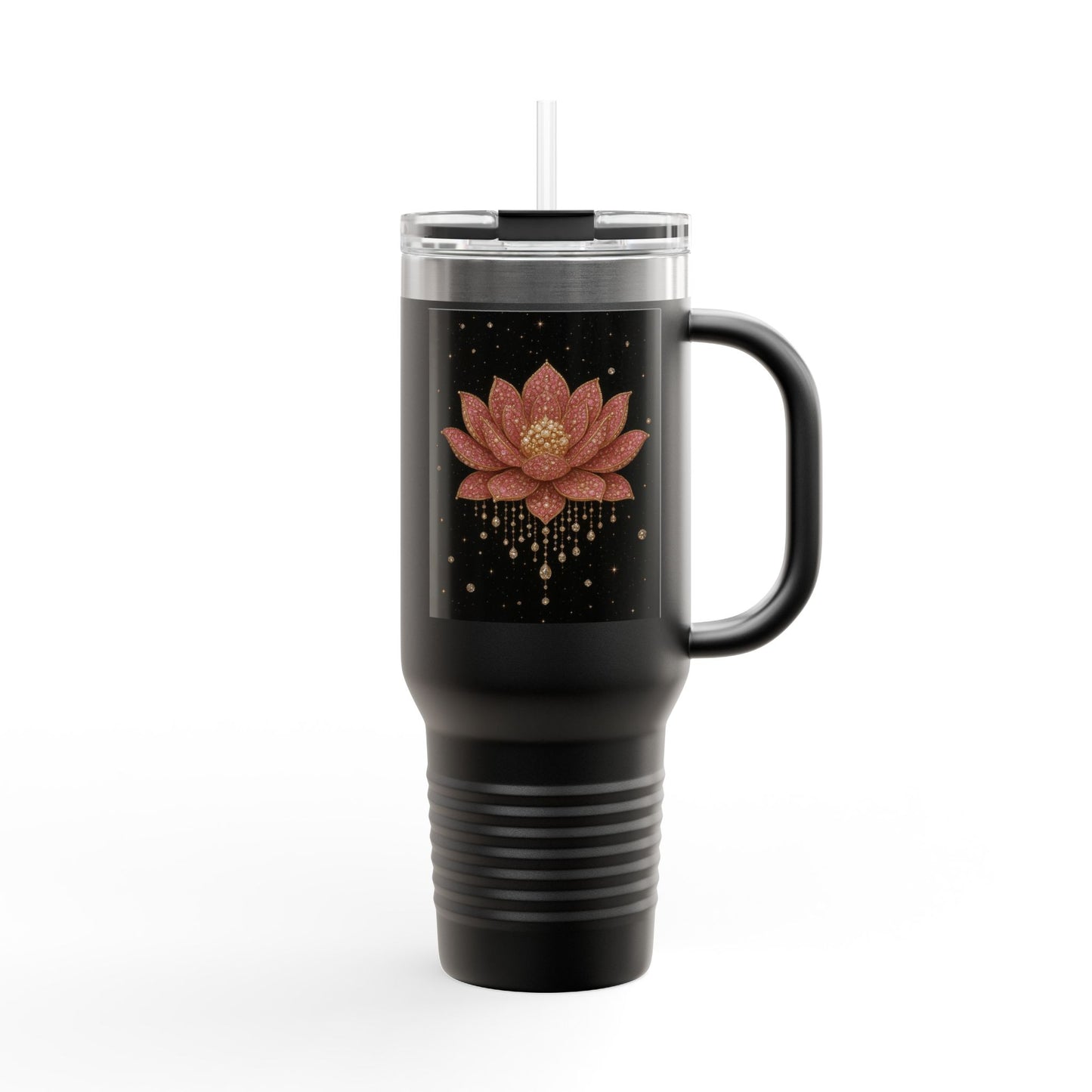 Lotus Blossom 40oz Insulated Travel Mug
