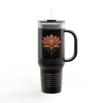 Lotus Blossom 40oz Insulated Travel Mug