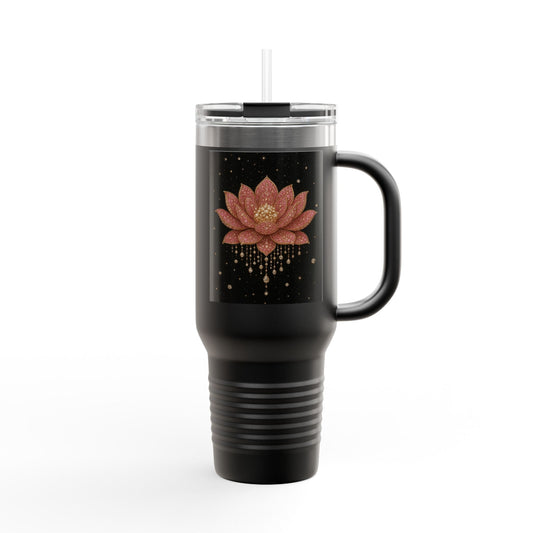 Lotus Blossom 40oz Insulated Travel Mug