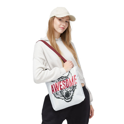 Awesome Tiger Tote Bag — Bold Graphic Animal Print Canvas Tote