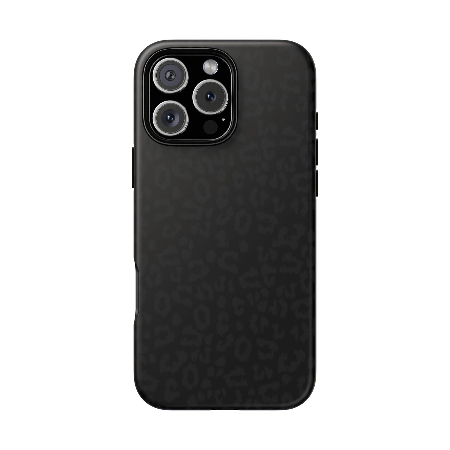 Black Leopard Tough Phone Case — Slim Protective iPhone Cover
